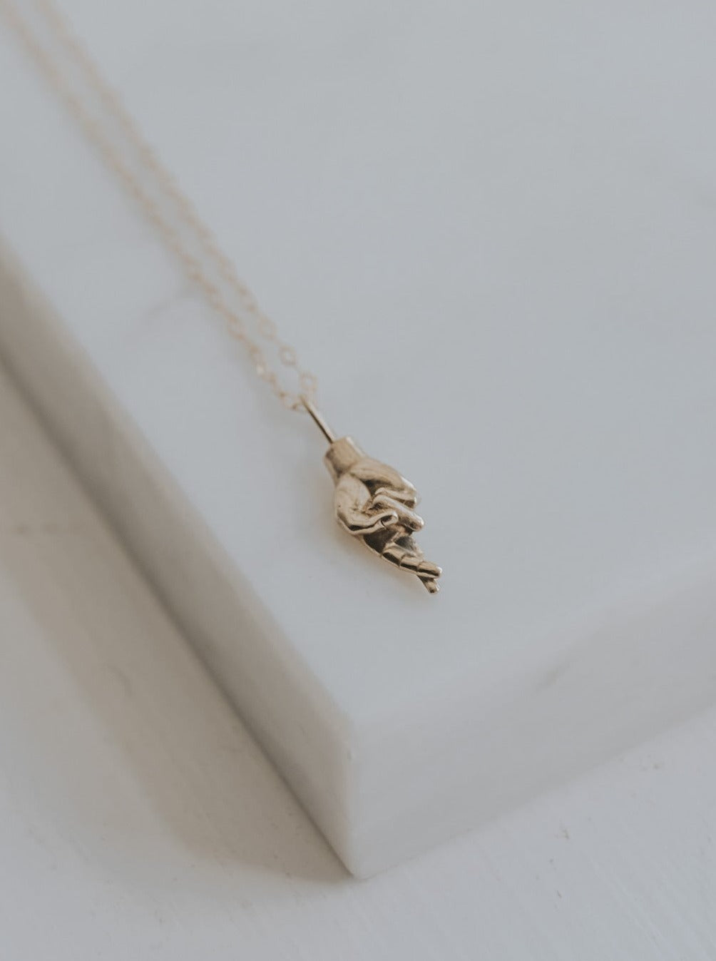 Lucky deals hand necklace