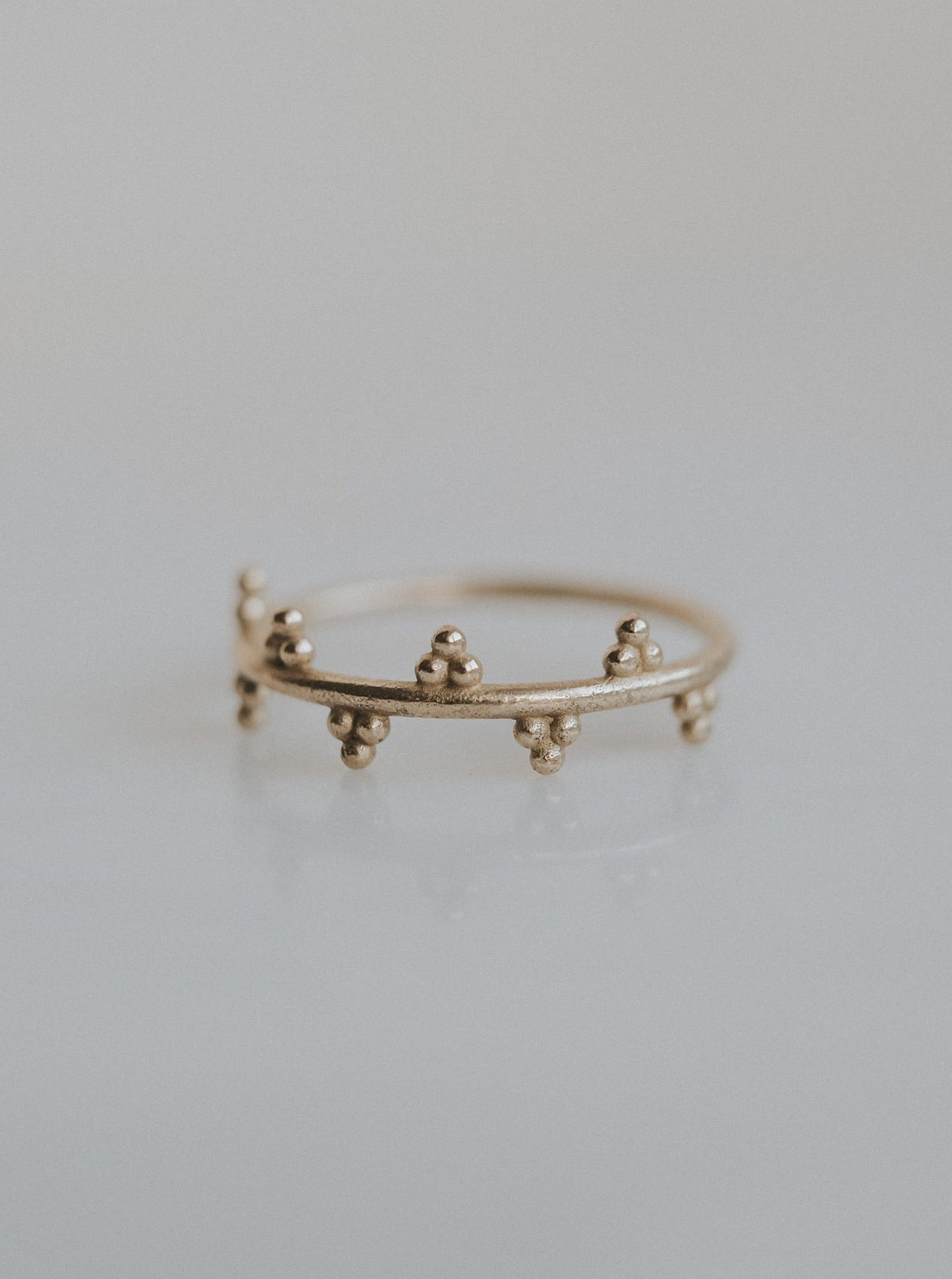 Four 'Crown Ring' stack