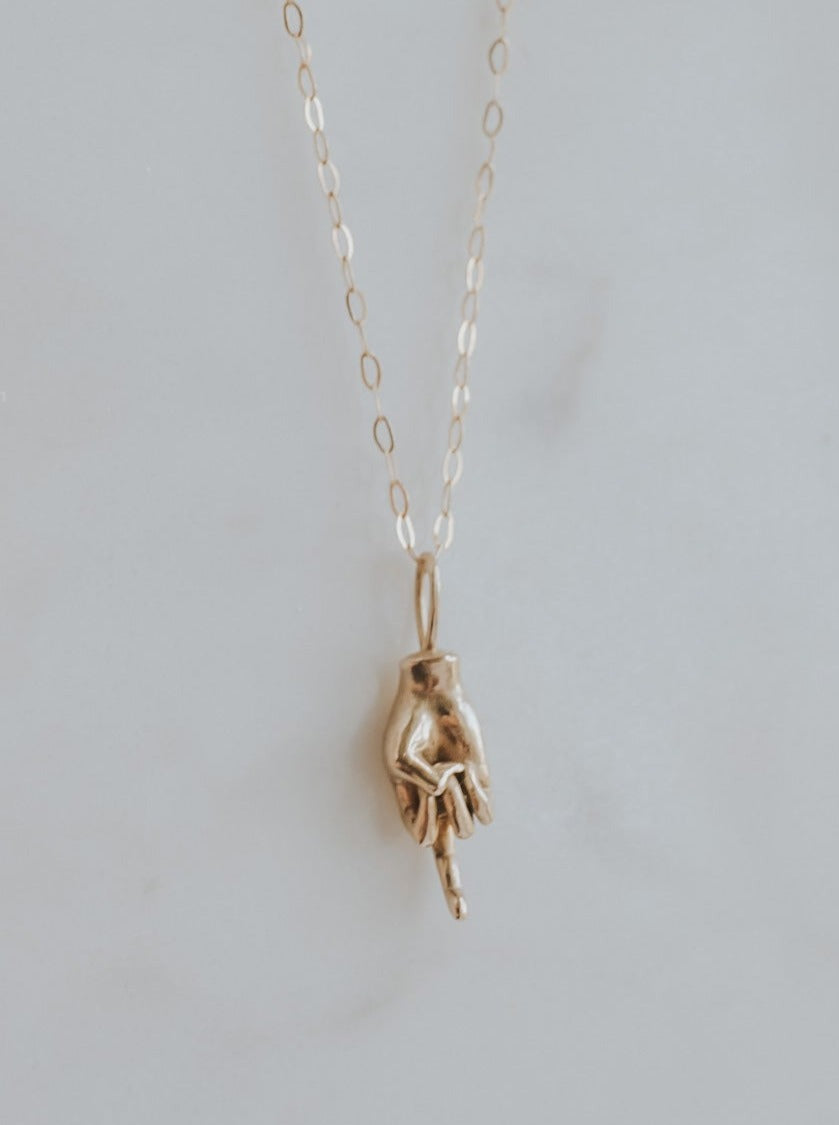 Little Bird Rebel Hand Pendant