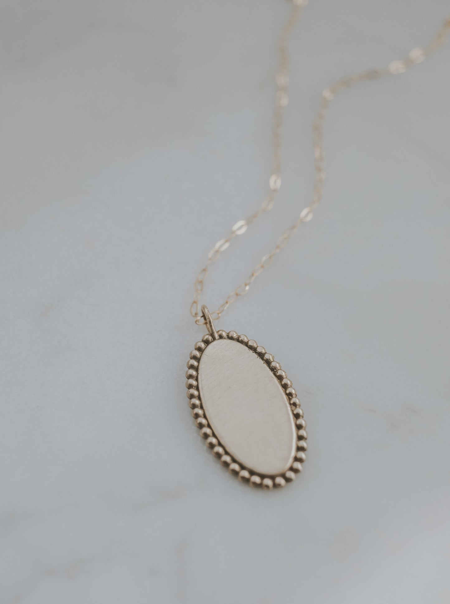 Oval Aniseed Pendant