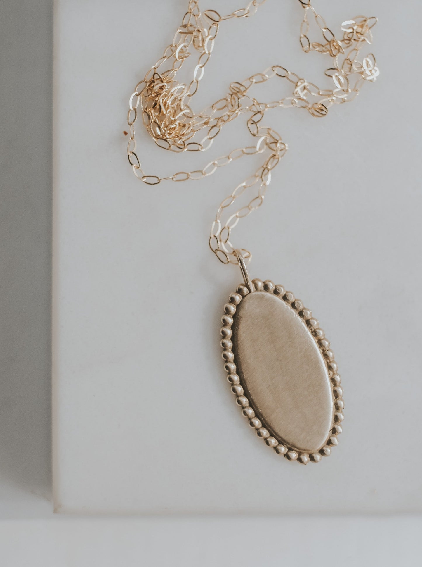 Oval Aniseed Pendant