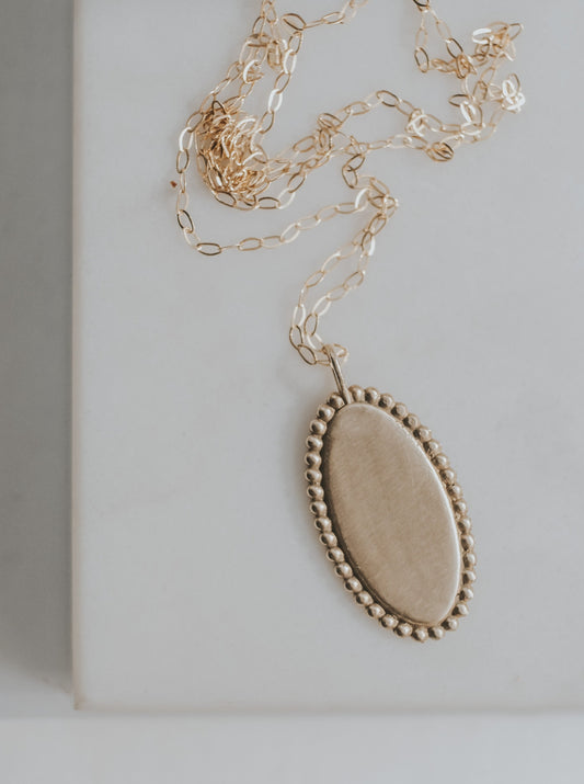 Oval Aniseed Pendant