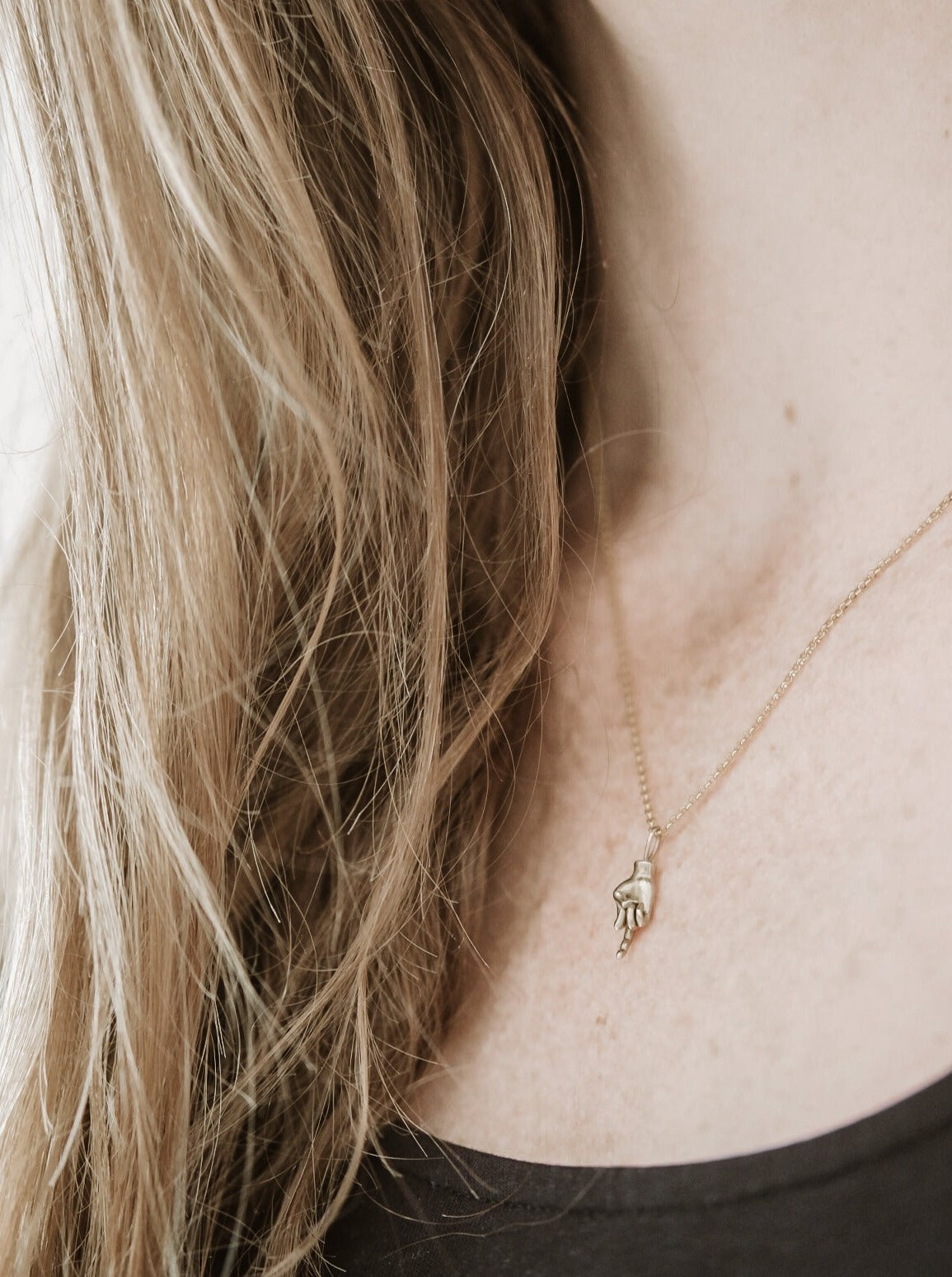 Little Bird Rebel Hand Pendant